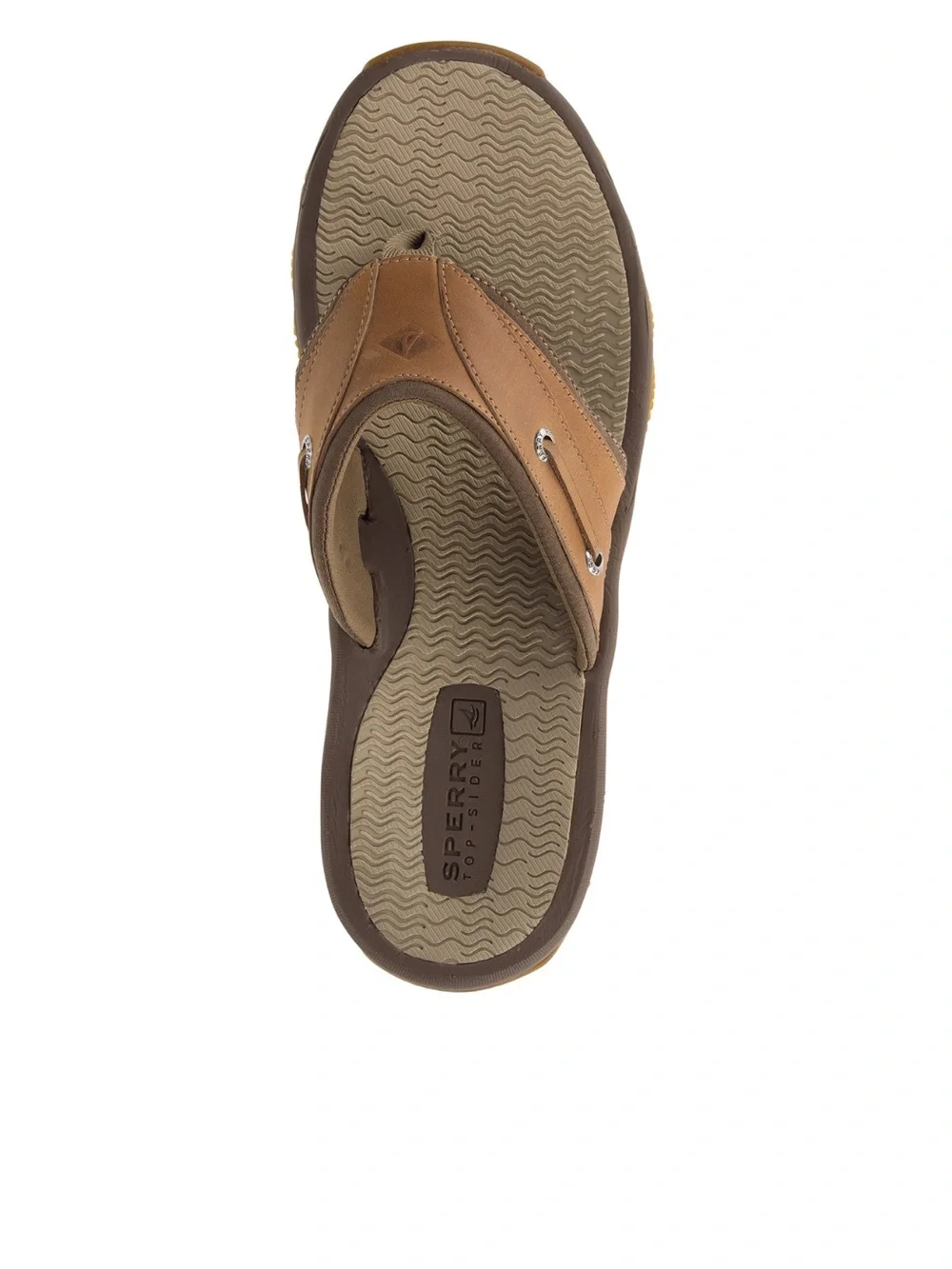 Sperry outer banks Men’s Brown Leather Thong Sandals